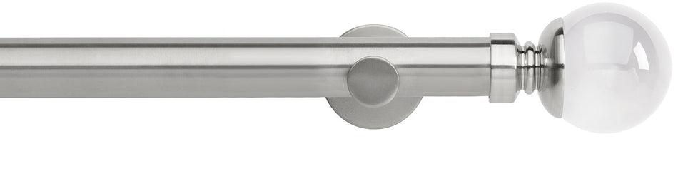 Neo Premium 35mm Eyelet Pole Stainless Steel Clear Ball