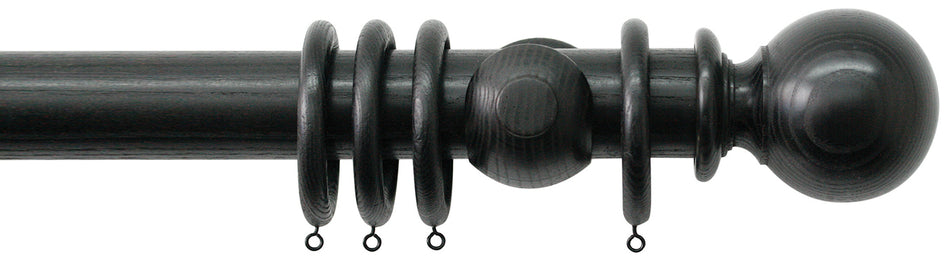 Jones Oakham 50mm Handcrafted Wood Pole Wenge, Ball