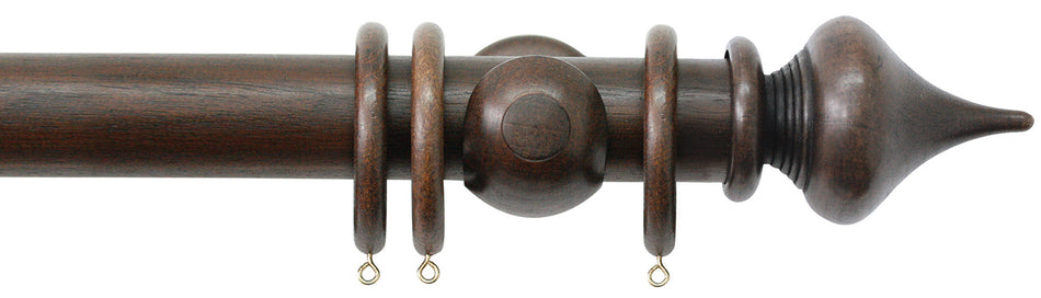 Jones Florentine 48mm Pole, Cup, Oak, Minaret
