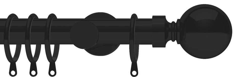 Integra Elements Belgravia 28mm Pole Matt Black