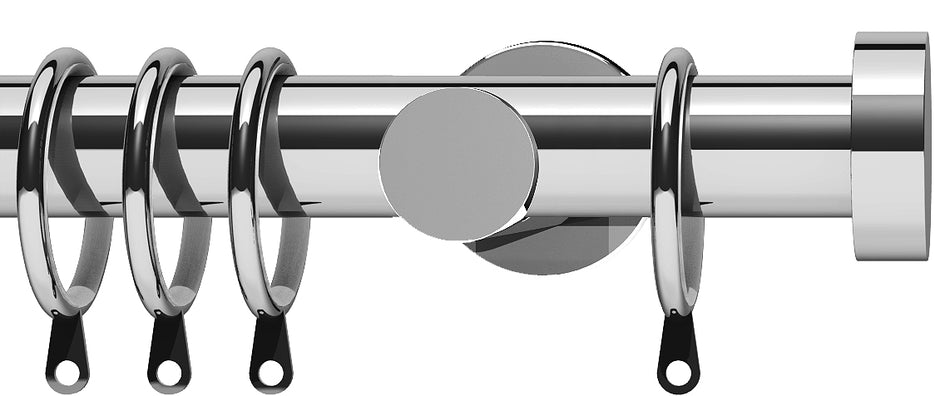 Integra Elements Stud 35mm Pole Chrome