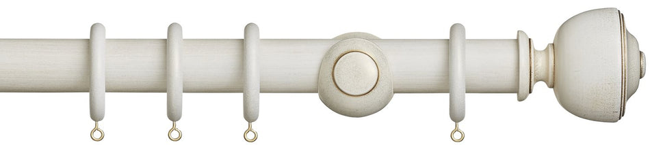Museum 35mm & 45mm Cream Gold Pole Asher Finial