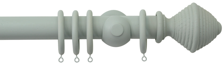 Jones Seychelles 40mm Handcrafted Wood Pole Haze, Hive