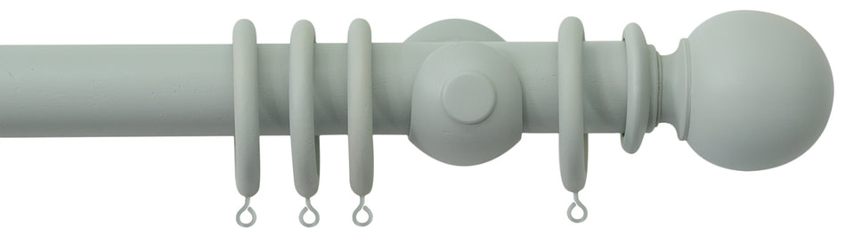 Jones Seychelles 40mm Handcrafted Wood Pole Haze, Ball