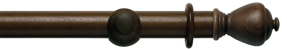 Modern Country 45mm, 55mm Pole, Dark Oak, Sugar Pot