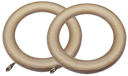 Integra Masterpiece 35mm, 50mm Curtain Rings, Cream Gold