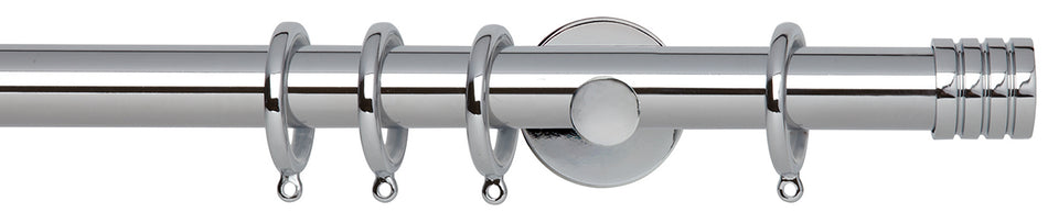 Neo 28mm Pole Chrome Cylinder Stud