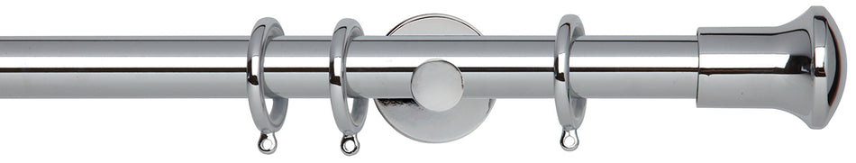 Neo 28mm Pole Chrome Cylinder Trumpet