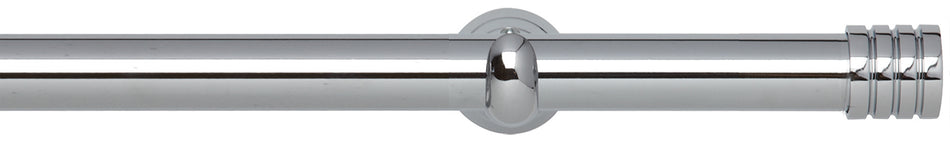 Neo 28mm Eyelet Pole Chrome Cup Stud