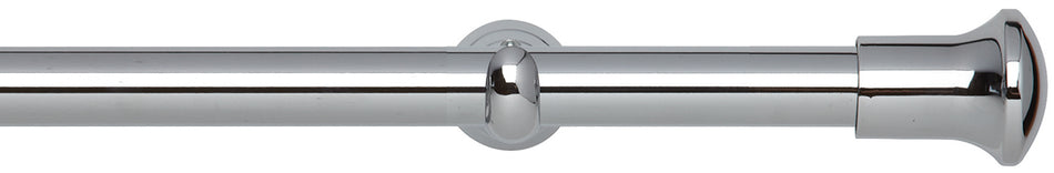 Neo 28mm Eyelet Pole Chrome Cup Trumpet