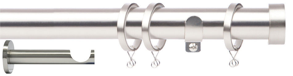 Jones Astra 28mm Contemporary Pole, Matt Nickel