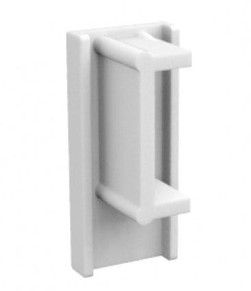 Renaissance Principal H-Section End Cap, White
