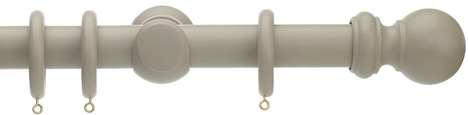 Honister 28mm & 35mm Wood Pole, Cafe Latte