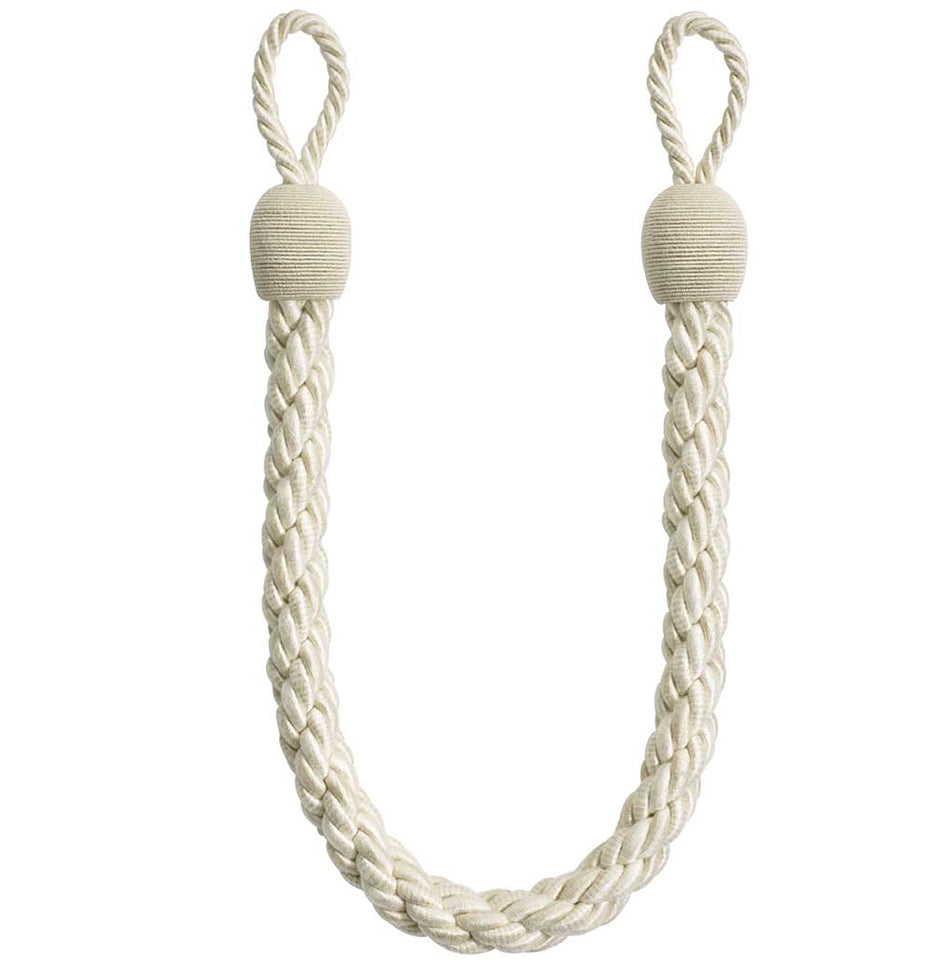 Hallis Reflections Rope Tieback Embrace Natural Ivory