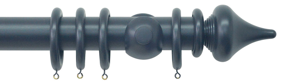 Jones Estate 50mm Handcrafted Wood Pole Airforce, Minaret
