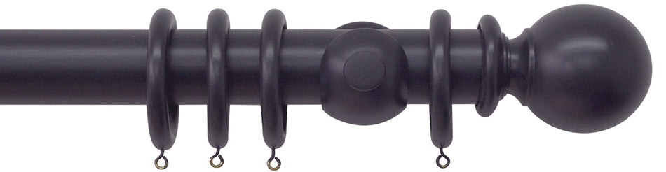 Jones Estate 50mm Handcrafted Wood Pole Juniper, Ball
