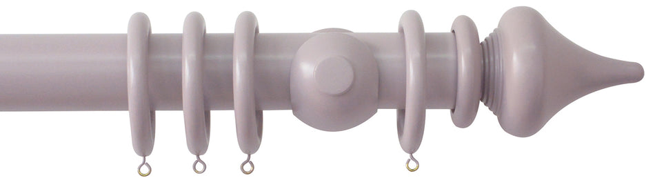 Jones Estate 50mm Handcrafted Wood Pole Heather, Minaret