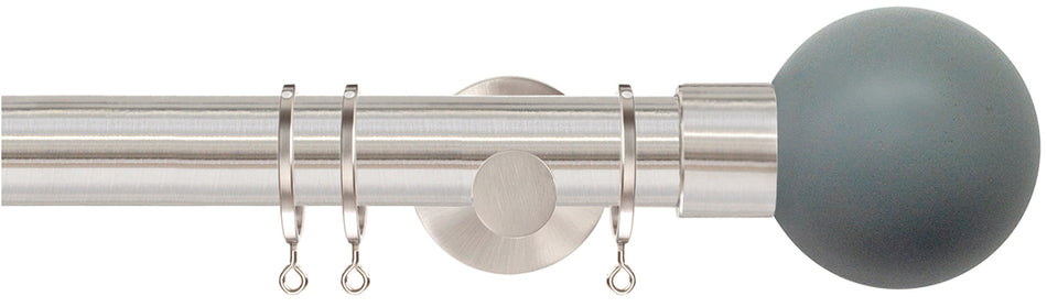Jones Strand 35mm Pole Matt Nickel, Lead Painted Ball