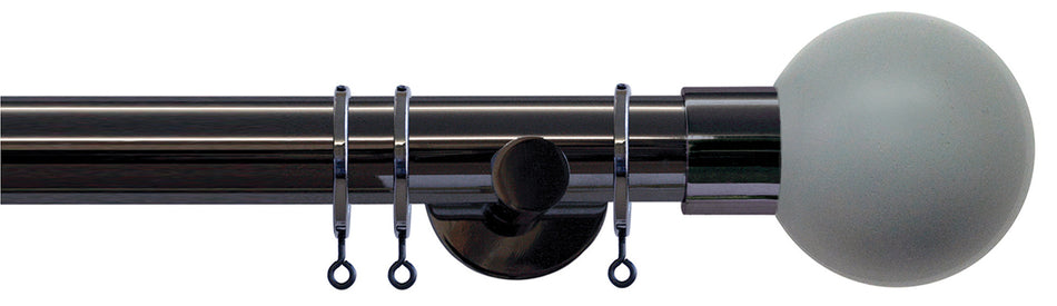 Jones Strand 35mm Pole Black Nickel, Lead Painted Ball