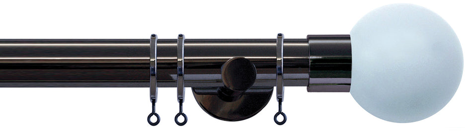 Jones Strand 35mm Pole Black Nickel,Sky Painted Ball