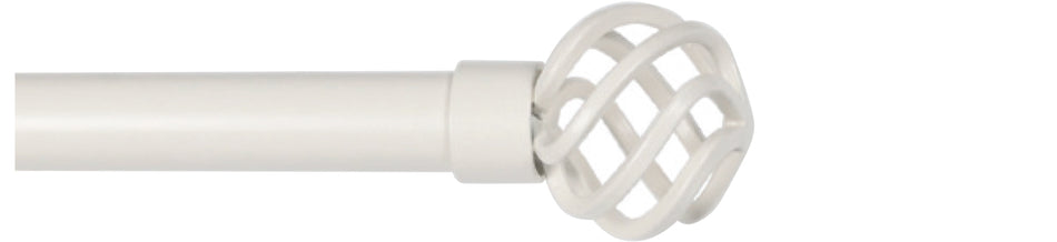Cameron Fuller 32mm Metal Curtain Pole Chalk Basket