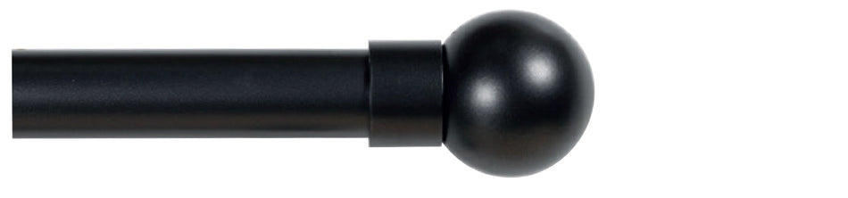 Cameron Fuller 32mm Metal Curtain Pole Black Ball
