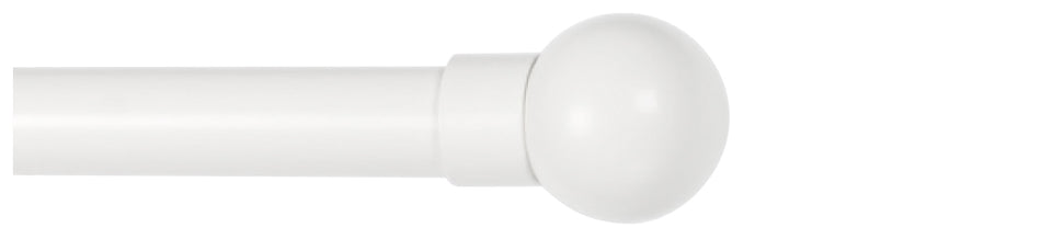 Cameron Fuller 32mm Metal Curtain Pole White Ball