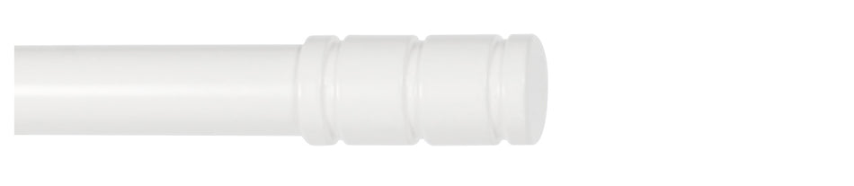 Cameron Fuller 32mm Metal Curtain Pole White Barrel