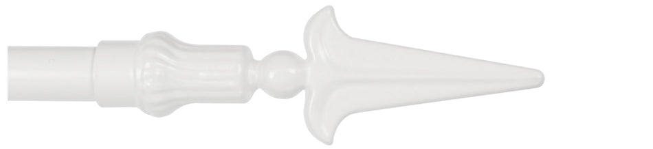 Cameron Fuller 32mm Metal Curtain Pole White Spear