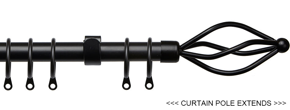 Speedy 16mm-19mm Extendable Pole Black, Crown