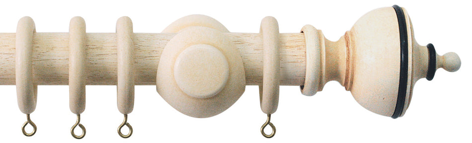 Jones Cathedral 30mm Handcrafted Pole Ivory, Exeter