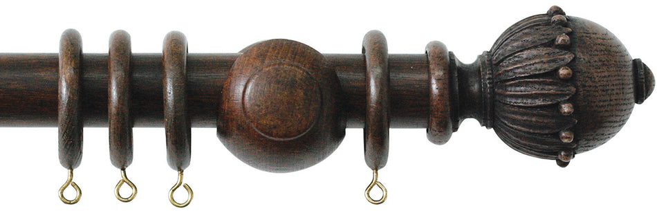 Jones Cathedral 30mm Handcrafted Pole Oak, Wells