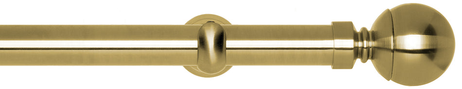 Neo 28mm Eyelet Pole Spun Brass Cup Ball