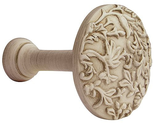 Modern Country Floral Holdback, Brushed Cream