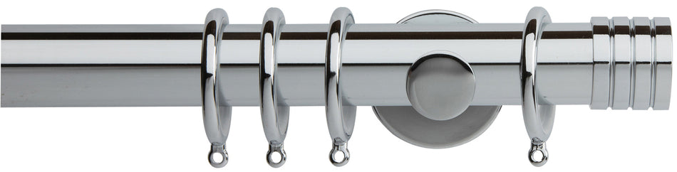 Neo 35mm Pole Chrome Stud
