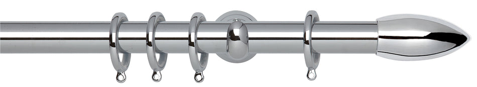 Neo 28mm Pole Chrome Cup Bullet