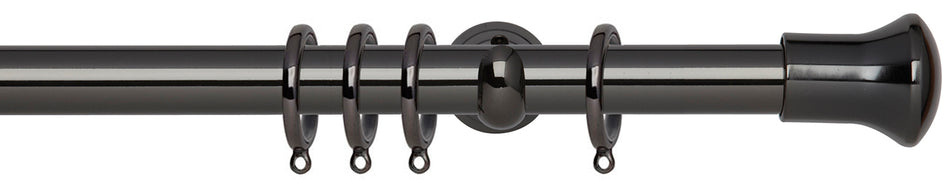 Neo 28mm Pole Black Nickel Cup Trumpet