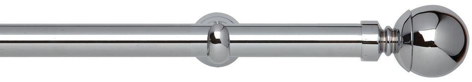Neo 28mm Eyelet Pole Chrome Cup Ball