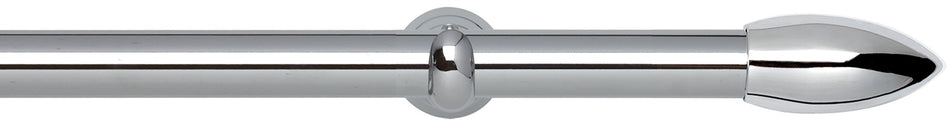 Neo 28mm Eyelet Pole Chrome Cup Bullet