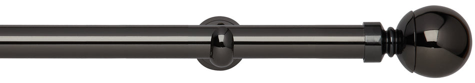 Neo 28mm Eyelet Pole Black Nickel Cup Ball