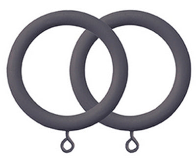 Jones Shore 35mm Wood Pole Rings, Charcoal