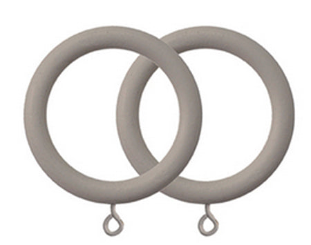 Jones Shore 35mm Wood Pole Rings, Clay
