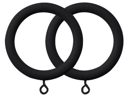 Jones Shore 35mm Wood Pole Rings, Black