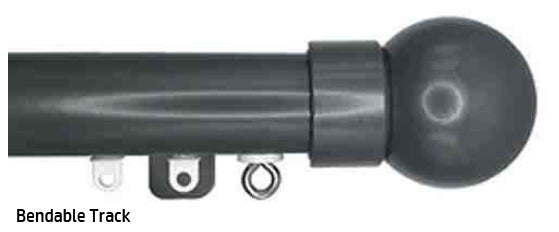 Cameron Fuller System Round38 Bendable Curtain Track Ball Slate