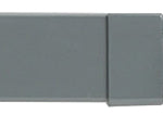 Cameron Fuller System 30 Straight Curtain Track Endcap Slate