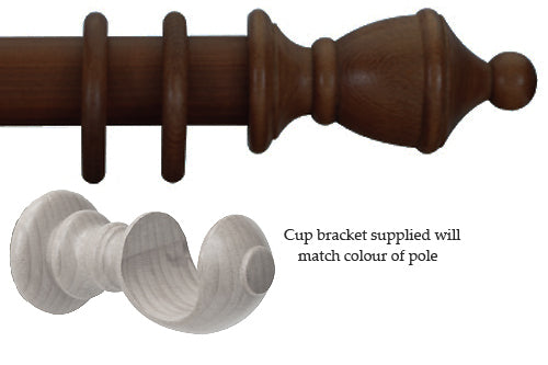 Cameron Fuller 63mm Pole Walnut Vase