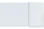 Cameron Fuller System 30 Straight Curtain Track Endcap White